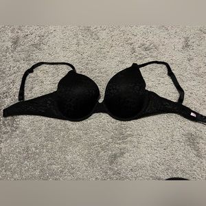 Victoria secret black cheetah print tshirt bra